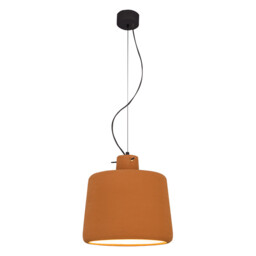 Berovo 28cm Dome Pendant Ceiling Light Natural Clay 1xE27