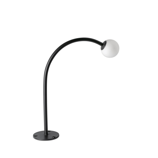 Cuca 24V Outdoor Pedestal Light Black IP65 2700K