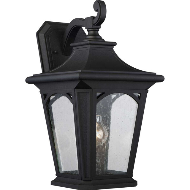Bedford 1 Light Large Wall Lantern - Mystic Black Finish, E27 - image 1