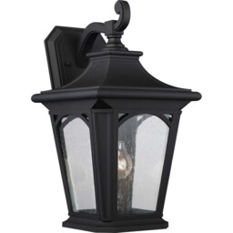 Bedford 1 Light Large Wall Lantern - Mystic Black Finish, E27 - thumbnail 1