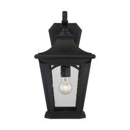 Bedford 1 Light Large Wall Lantern - Mystic Black Finish, E27 - thumbnail 5
