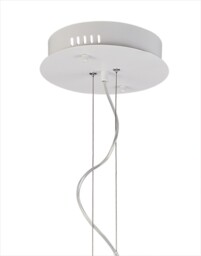 Orbital Ceiling Pendant Round 80cm, 5 Ring, 130W LED 3000K, 4250lm, RF Remote Control White - thumbnail 5