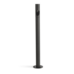 Bezel Black LED Bollard Lamp 8W 2700K IP65 - thumbnail 1