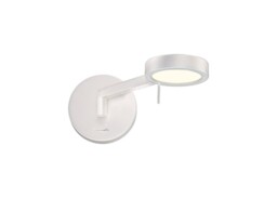 Newburgh Adjustable Wall Lamp ,  Reader, 1 x 8W LED, 3000K, Sand White - thumbnail 1