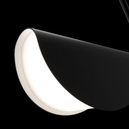 Mollis Modern Pendant Ceiling Light Black, Acrylic Shade - thumbnail 5