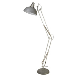 Goliath Floor Lamp Grey & Chrome