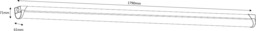 6ft LED Ultra High Lumen Batten with Emergency - 4000K 230V IP20 100W - thumbnail 2