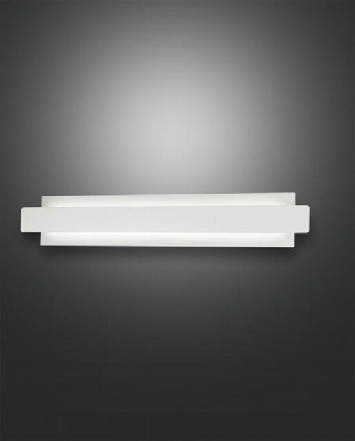 Regolo Integrated LED Wall Light White Glass - image 1