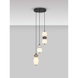 Pallina Cluster Pendant Ceiling Light Mocha, Light Grey, Dark Grey, Matt Black Triac Dimmable LED 20W 1200lm 3000K - thumbnail 5