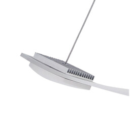 Thea Linear Pendant 3 Light 21W LED 3000K, 1890lm, Satin Aluminium, Frosted Acrylic - thumbnail 5