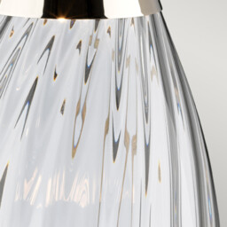 Lena 2 Light Small Smoke Table Lamp, Smoke-tinted Glass , Slate Shade, E27 - thumbnail 3