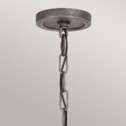 Feiss Angelo 6 Light Chandelier Weathered Oak - thumbnail 5