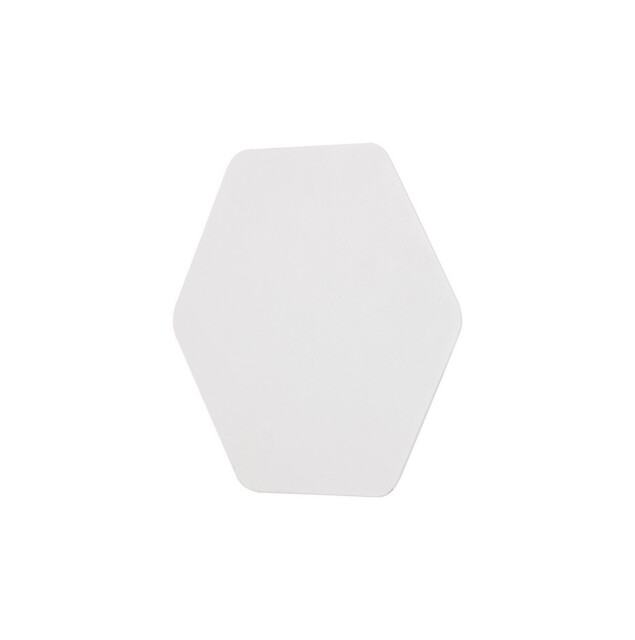Altona Magnetic Base Wall Lamp, 12W LED 3000K 498lm, 20cm Horizontal Hexagonal, Sand White - image 1