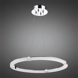 TaccÃ­a Pendant 28W LED Round 3000K, 2500lm, Polished Chrome/Frosted Acrylic - thumbnail 2
