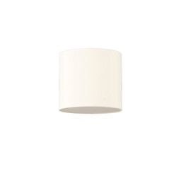 Baymont White 3 Light E27 Flush With 30cm x 25cm Faux Silk Shade, Ivory Pearl/White Laminate - thumbnail 5
