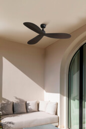 Palma Medium Brown DC Ceiling Fan With IP44 DC Motor 6 Speed - thumbnail 2