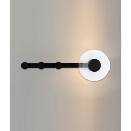 Venus Wall Lamp Coat Rack, 6W LED, 3000K, 490lm, Black, 3yrs Warranty - thumbnail 2