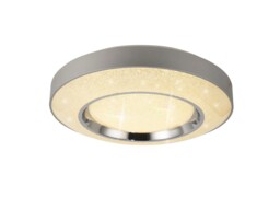 Santorini LED Ceiling 36W, With Remote Control 3000K-6000K, 2400lm, Polished Chrome, Silver - thumbnail 1
