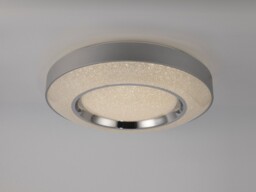 Santorini LED Ceiling 36W, With Remote Control 3000K-6000K, 2400lm, Polished Chrome, Silver - thumbnail 3