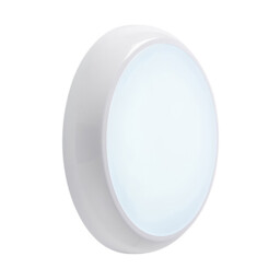 Hero Dimmable 18W LED Round Flush Light Gloss White with Emergency & Sensor 150Ëš detection angle, IP65 - thumbnail 3