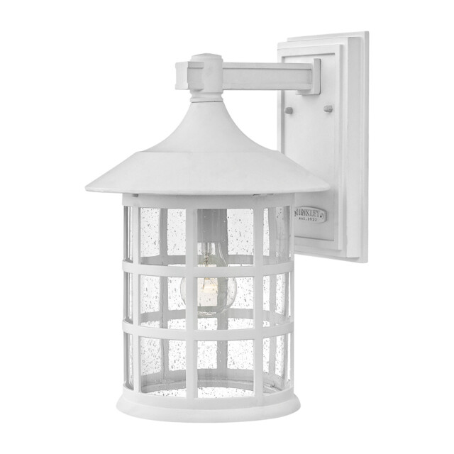 Hinkley Freeport Outdoor Wall Lantern Textured White, IP44 - image 1