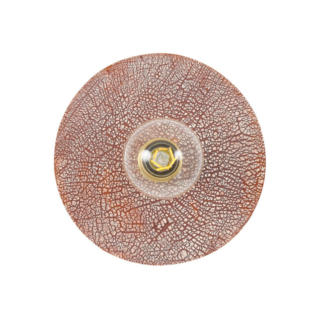 Bog Oak Wall Light Red Iron, Satin Brass - image 1