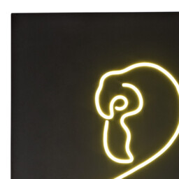 Trazos Bird Picture Wall Lamp, 22W LED, 4000K, lm, Matt Black, 3yrs Warranty - thumbnail 3