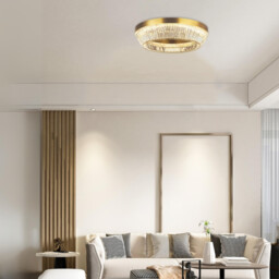 Galora 80cm Ceiling Light Antique Brass LED 3000K Dimmable - thumbnail 2