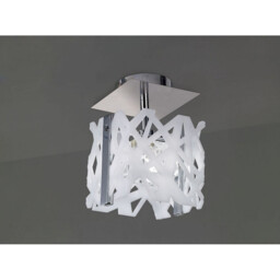 Tokio Square Ceiling G9, Gloss White/Polished Chrome - thumbnail 2