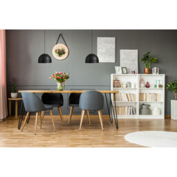 Hermi Dome Pendant Ceiling Light Matt Black 1x E27 - thumbnail 2