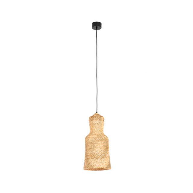 Patras 45cm Dome Pendant Ceiling Light Natural - Sandy Black 1xE27 LED - image 1