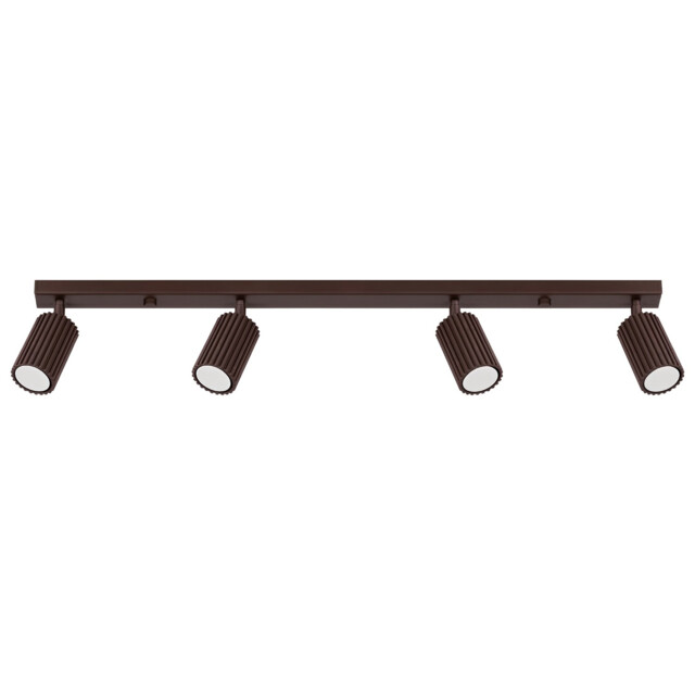 Karbon Ceiling Spotlight Bar Brown 4x GU10 - image 1