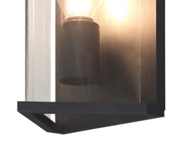 Meribel Wall Lamp 1 x E27, IP54, Graphite - thumbnail 5