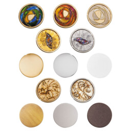 Centro Designer Glass Simple Flush Ceiling Light Polished Gold, 3x E27 - thumbnail 5