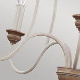 Hartsville 5 Light Chandelier Beachwood Finish, E14 - thumbnail 5