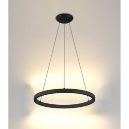 Riumar Ring Pendant 62cm 40W+15W LED, 3 Way Relay, 3000K, 3800lm, Black, 3yrs Warranty - thumbnail 2
