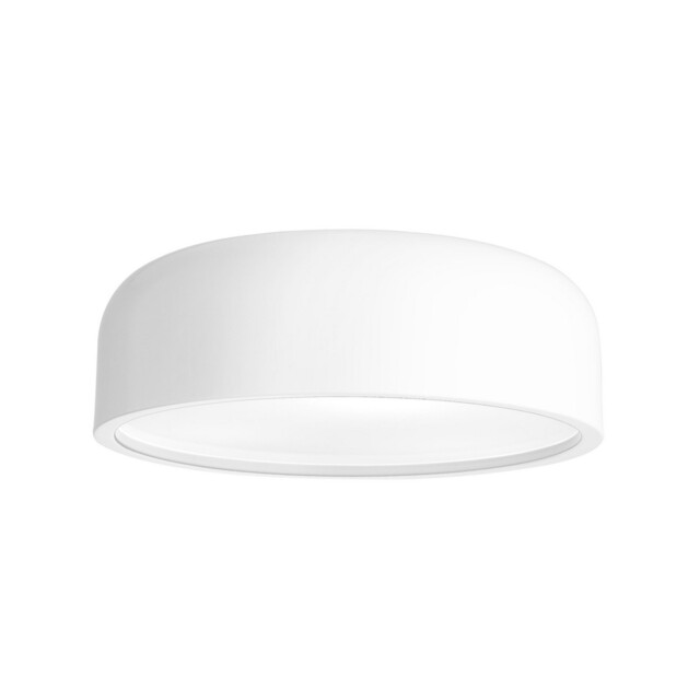 Perleto 3 Light Cylindrical Ceiling Light Matt White Steel Matt White Steel LED E27