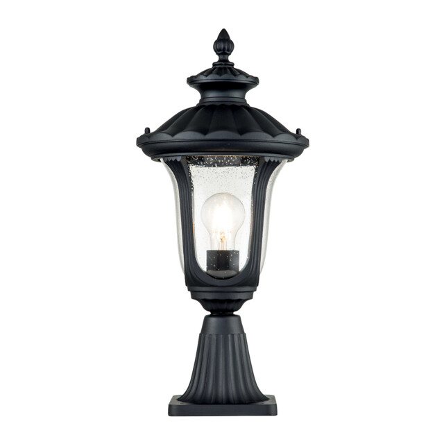 Chicago Outdoor Pedestal Light Textured Black, IP44 - image 1