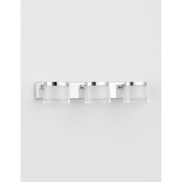Sabia 3 light Bathroom Wall Lamp Chrome Aluminium LED 15W 1620Lm 3000K IP44 - thumbnail 3