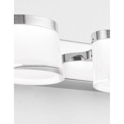 Sabia 3 light Bathroom Wall Lamp Chrome Aluminium LED 15W 1620Lm 3000K IP44 - thumbnail 5