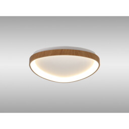 Niseko II Triangular Ceiling 42cm 38W LED, 2700K-5000K Tuneable, 2500lm, Remote Control, Wood, 3yrs Warranty - thumbnail 2