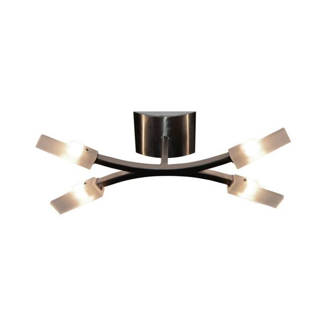 (0037 004) Arco Ceiling 4 Light G9, Satin Nickel - image 1