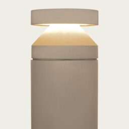Zephy 97cm Outdoor Bollard Natural Concrete LED 3000K IP65 - thumbnail 3