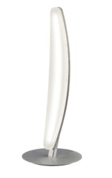 Hemisferic Table Lamp 6W LED 3000K, 540lm, Satin Aluminium, Frosted Acrylic - thumbnail 1