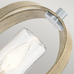 Kichler Grand Bank Outdoor Modern Wall Lamp Distressed Antique Grey, IP44 - thumbnail 5