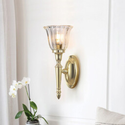 Dryden 1 Light Bathroom Wall Light Polished Brass IP44, G9 - thumbnail 2