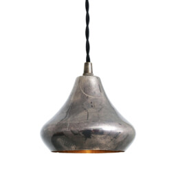 Amina Dome Pendant, Antique Silver - thumbnail 2