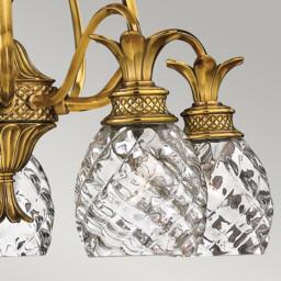 Hinkley Plantation 5 Light Chandelier Burnished Brass - thumbnail 5