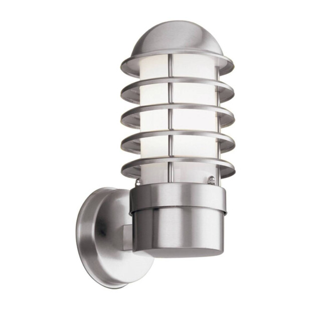 1 Light Outdoor Garden Wall Light Stainless Steel IP44, E27