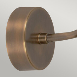 Sheldon 1 Light Outdoor Fisherman Dome Wall Light Brass IP44, E27 - thumbnail 2